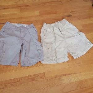 Lot 2 of khaki shorts